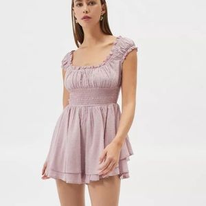 Urban outfitters lilac romper/dress xs